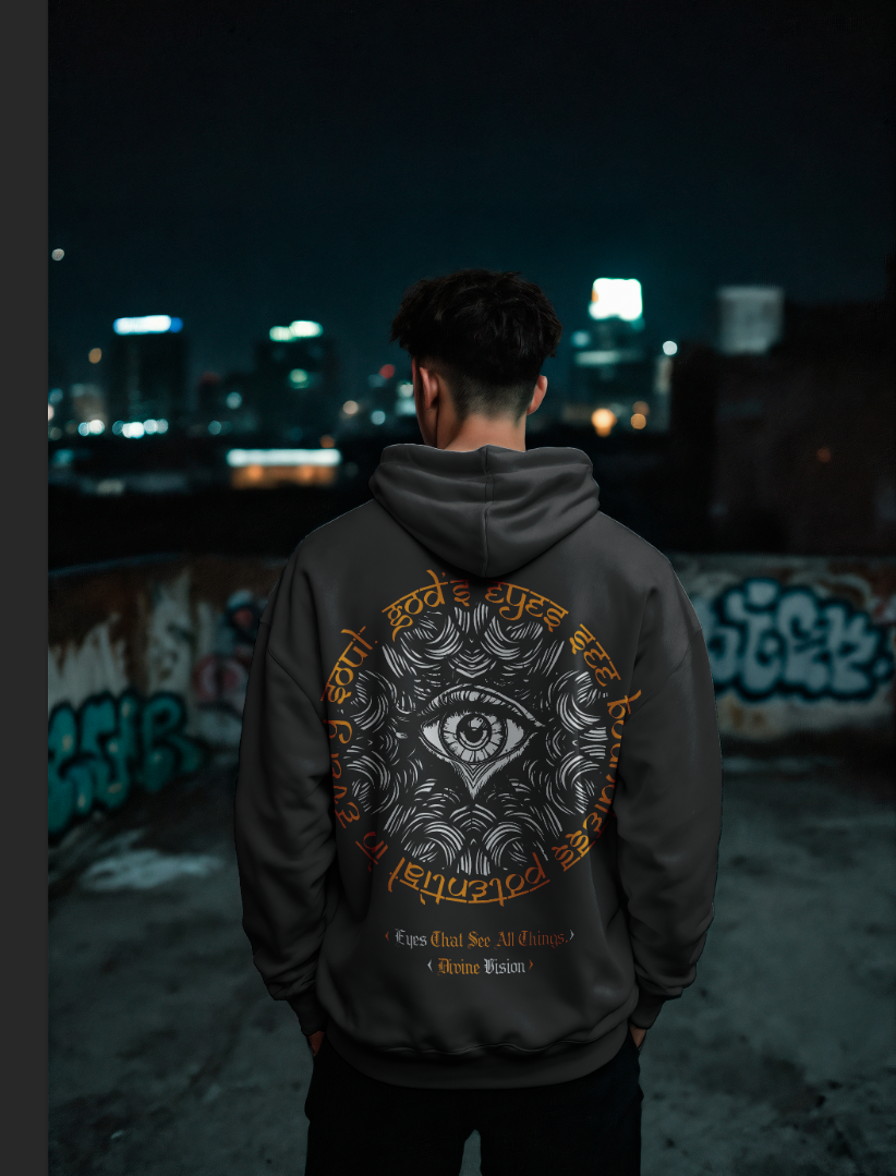 Gods eye Original Oversized Hoodie