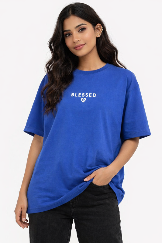 Blessed Oversized T-shirt Female