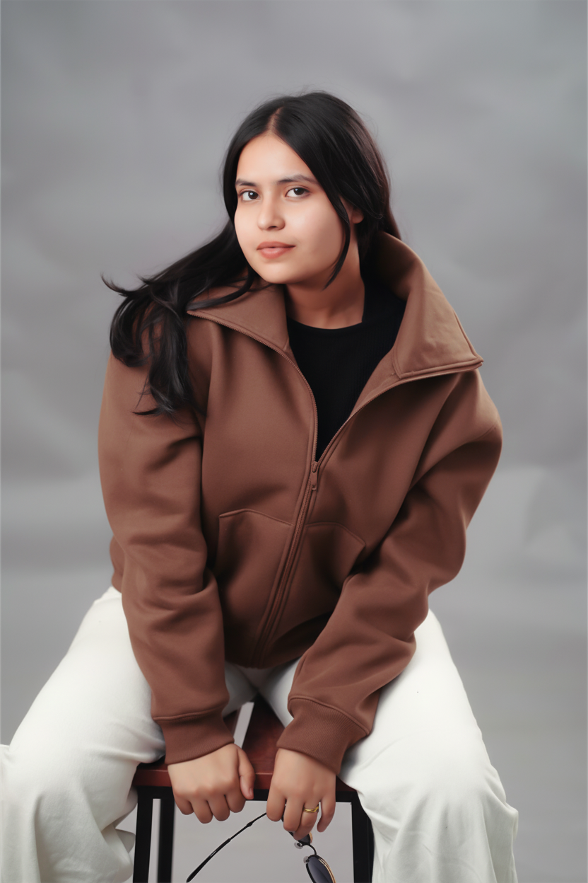 Oversized BIG COLLAR Jacket for women