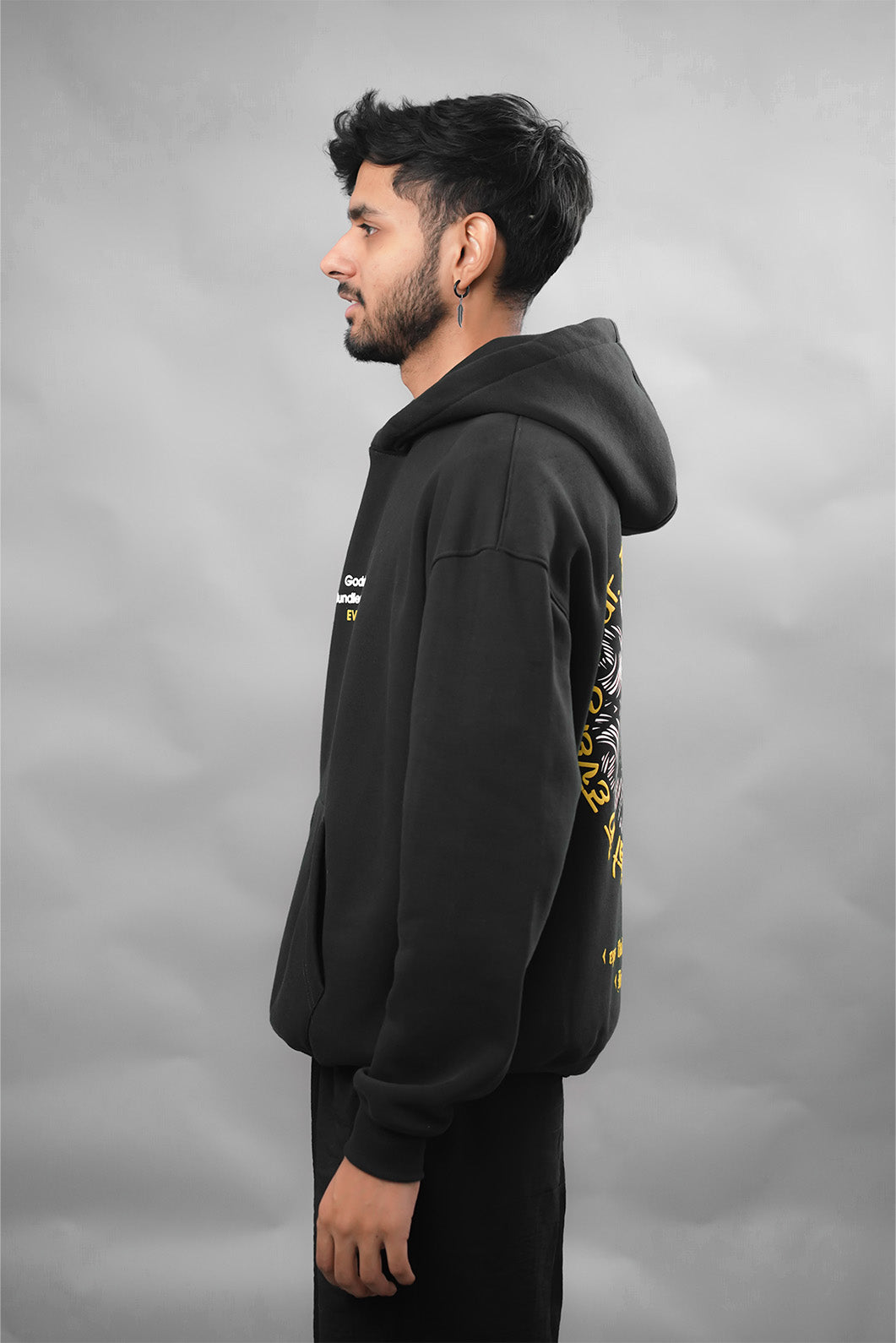 God's Eye Graphic Original Oversized Hoodie