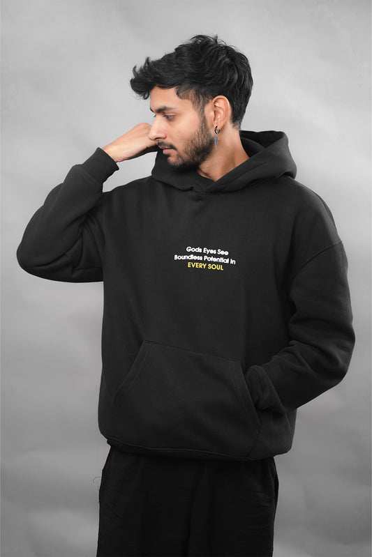 God's Eye Graphic Original Oversized Hoodie